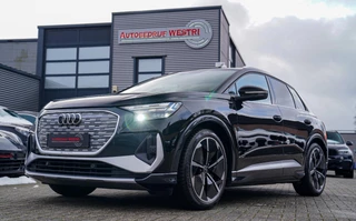 Hoofdafbeelding Audi Q4 e-tron Audi Q4 e-tron 50 quattro Launch edition Advanced Plus 77 kWh | Panorama | BTW | Competition | RS zetels | Memory | HuD | 360 cam