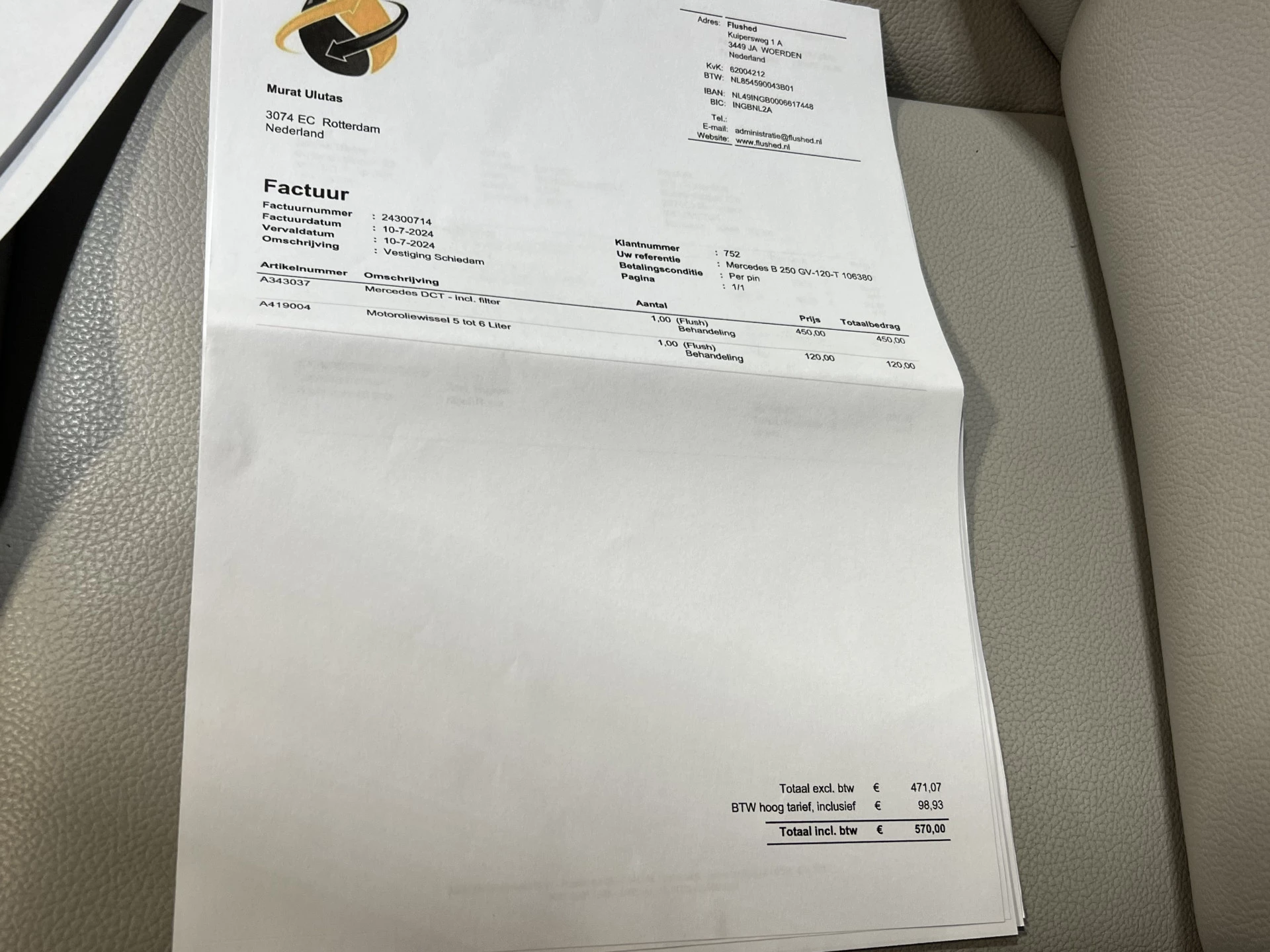 Hoofdafbeelding Mercedes-Benz B-Klasse