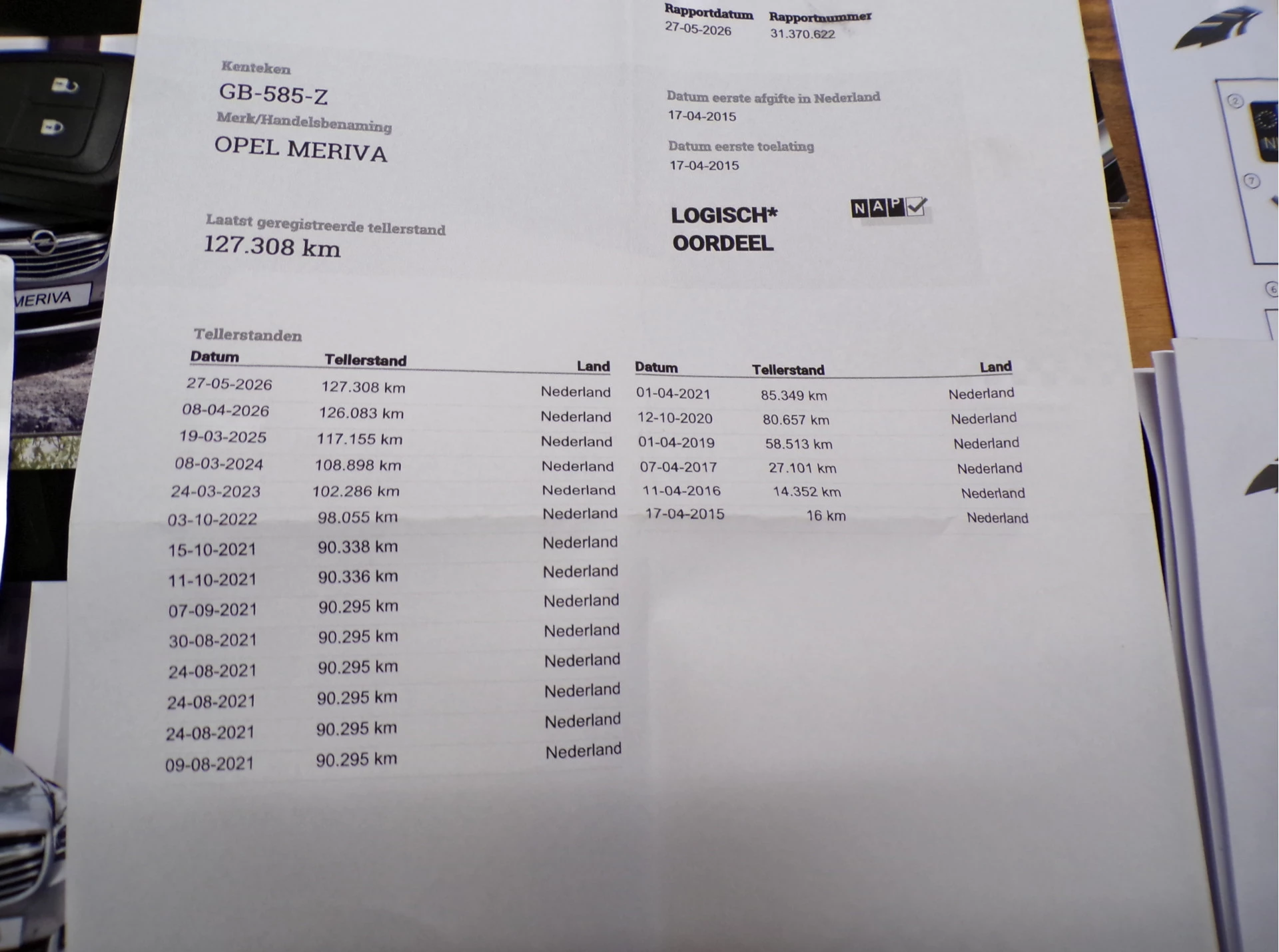 Hoofdafbeelding Opel Meriva