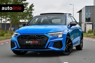 Audi A3 Sportback 45 TFSI e S edition Competition. Pano, RS stoelen, ACC, Keyless, B&O, Sfeer, Matrix, Camera, Dodeh, CarPlay!