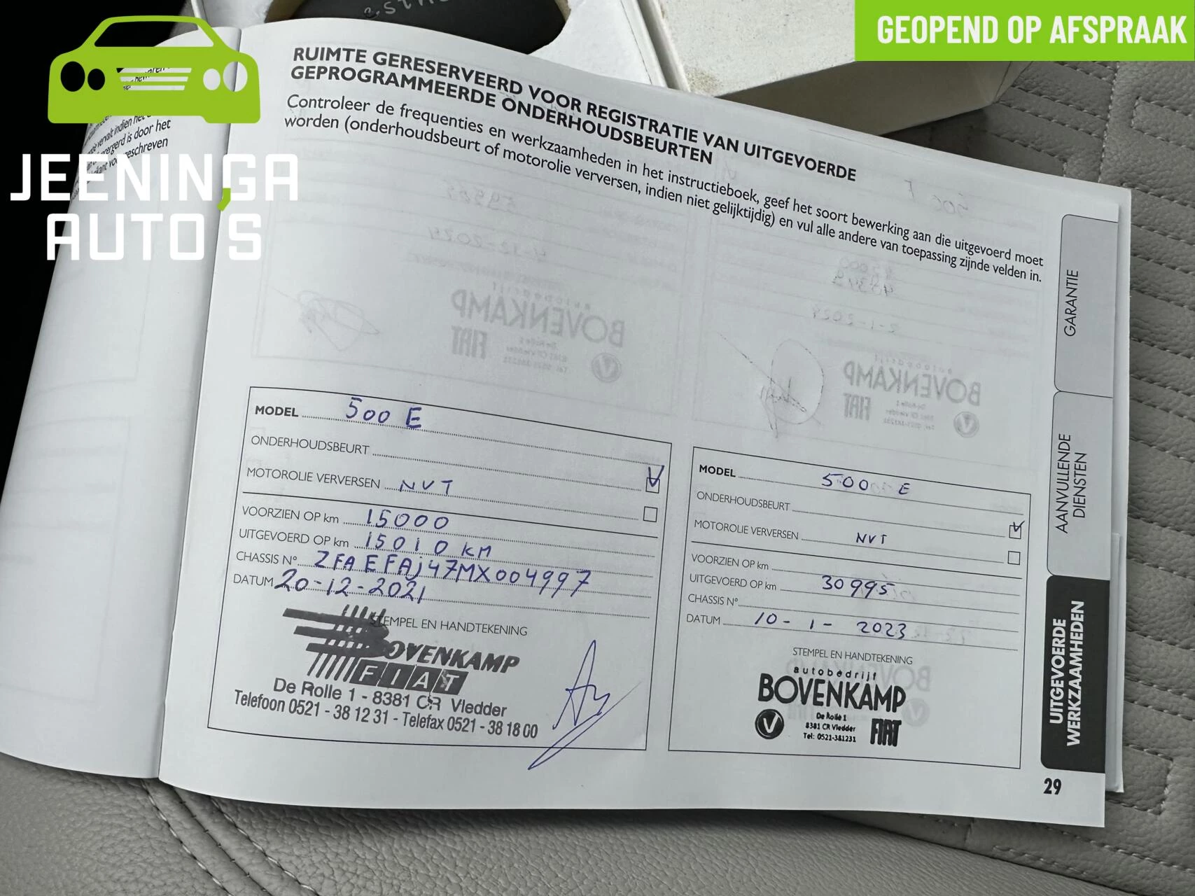 Hoofdafbeelding Fiat 500e