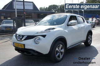 Hoofdafbeelding Nissan Juke Nissan Juke 1.2 DIG-T 115 PREMIUM ED. 1eEIG NIEUWSTAAT BOSE/NAVI/PARELMOER WIT