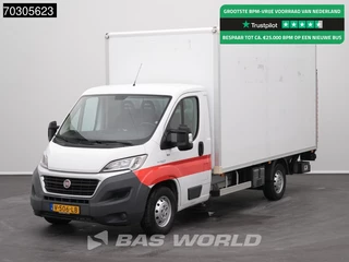 Fiat Ducato 130pk Trekhaak Laadklep Bakwagen Navi Airco Cruise Camera APK 10-2026 Euro6 Meubelbak Koffer Airco Trekhaak Cruise control