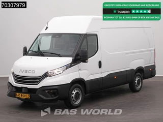 Iveco Daily 35S18 3.0L Automaat L2H2 180PK ACC Airco Cruise Camera Parkeersensoren CarPlay Stoelverwarming 3,5t Trekgewicht Euro6 L2 Airco