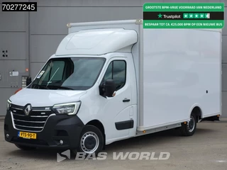 Renault Master Elektrisch Bakwagen WLTP 147KM 52kWH 78pk LED Airco Cruise Camera Parkeersensoren Plancher Verkoopwagen Foodtruck 22m3 Airco Cruise control