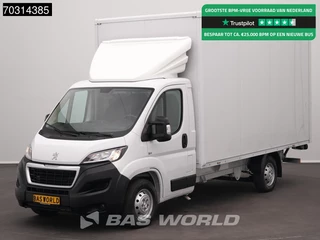 Peugeot Boxer 140PK Laadklep D'Hollandia Zijdeur Bakwwagen Airco Cruise Euro6 Meubelbak Koffer Airco Cruise control