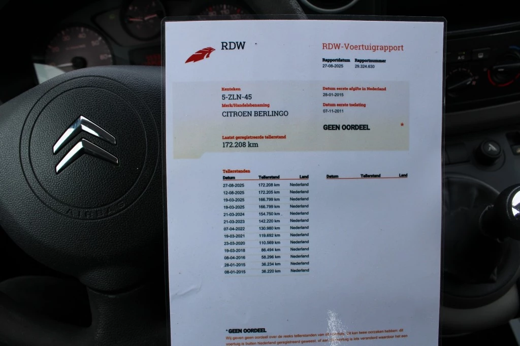 Hoofdafbeelding Citroën Berlingo