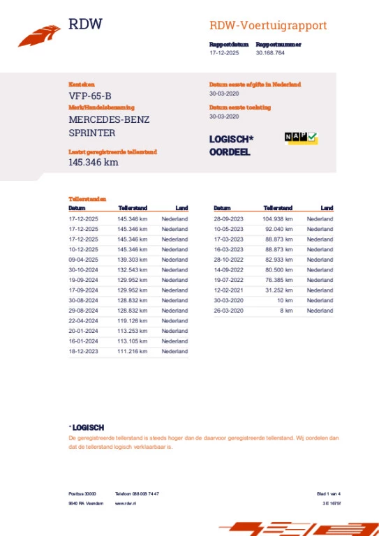 Hoofdafbeelding Mercedes-Benz Sprinter