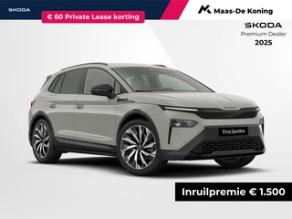 Škoda Elroq Sportline Elektromotor 150 kW / 204 PK SUV Elektri | 21'' Lichtmetalen Velgen | Business Upgrade Clever Pakket | Trekhaak wegklapbaar | 1500,- inruilvoordeel!!