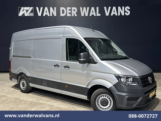 Volkswagen Crafter 2.0 TDI 140pk L3H3 L2H2 Euro6 Airco | 3000kg Trekhaak | Navigatie | Apple Carplay Android auto, Bijrijdersbank, zilver