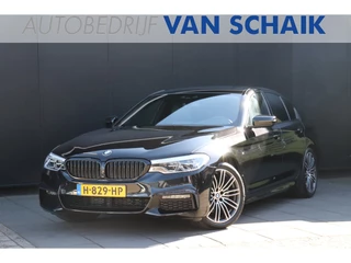 BMW 5 Serie 520i M SPORT 184 PK | MEMORY | LEDER | SCHUIFDAK | STOELVERW. | CAMERA | NAVI | CRUISE |