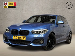 BMW 1 Serie 118i M Sport High Executive Automaat (GROOT NAVI, M PAKKET, VIRTUAL COCKPIT, LEDER, STOELVERWARMING, SPORTSTOELEN, GETINT GLAS, PARKEERSENSOREN, NIEUWE APK, NIEUWSTAAT)