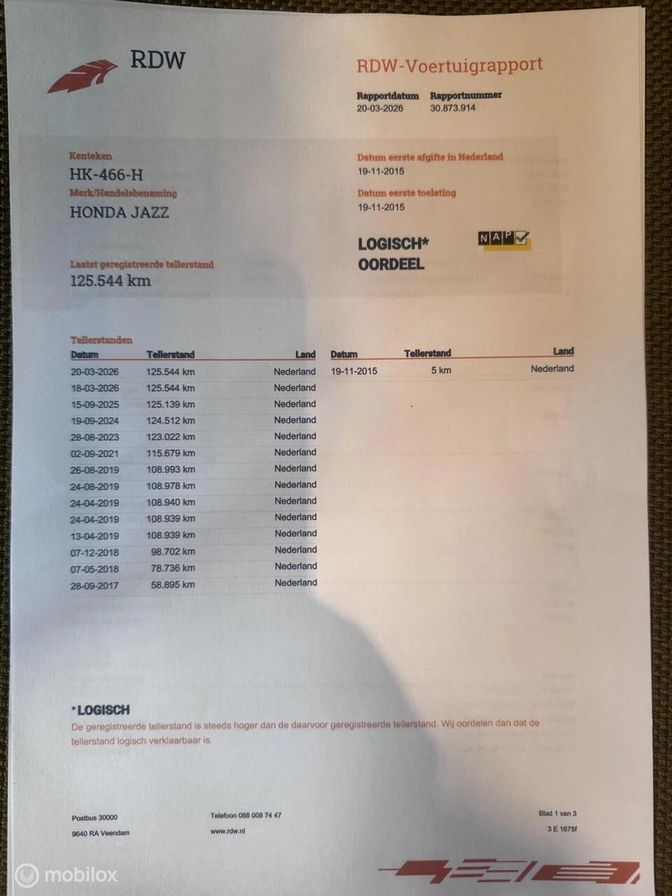 Hoofdafbeelding Honda Jazz