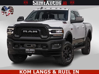 Dodge Ram Pick-Up 2500 POWER WAGON | 6 PERSOONS | 6.4 V8 4X4 | ADAPTIVE | FULL LED | TREK LIER | OPEN DAK | 6.4F BAK | 3500KG | CAMERA V+A | SPER DIFF | TWO TONE UITVOERING | ALARM | VOLLE UITVOERING |