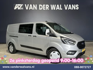 Ford Transit Custom 2.0 TDCI 170pk Automaat L2H1 Dubbele Cabine Euro6 Airco | 5-Zits | Xenon | Camera | Navigatie | Apple Carplay | LED Android Auto, Stoelverwarming, Verwarmde voorruit, Parkeersensoren, Trekhaak