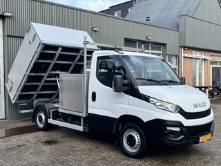 Iveco Daily 35S14N 3.0 345 Kipper Trekhaak 3500kg trekgewicht 3-Persoons Gereedschapskist Open laadbak Pick-up P-up Kieper Bakwagen Telefoonverbinding 1e eigenaar Euro 6 Bpm vrij !!!