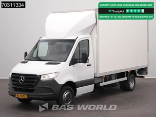 Mercedes Sprinter 515 CDI Automaat Laadklep Dubbellucht Bakwagen Airco Cruise Camera D'Hollandia Euro6 Meubelbak Koffer Airco Cruise control