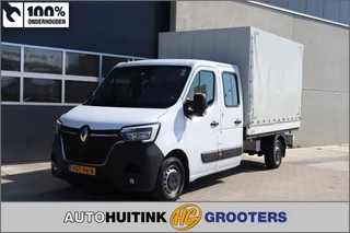 Renault Master 2.3 DCI145 pk Pick Up Dub Cabine met huifopbouw