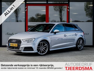 Audi A3 Sportback 1.0 TFSI Sport Pro S Line | Navigatie | Stoelverwarming | Climate Control | Cruise Control | 3x S-Line | Metallic Lak | Privacy Glas | Parkeersensoren | LED Koplampen | Lichtmetalen Velgen |
