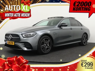 Hoofdafbeelding Mercedes-Benz E-Klasse Mercedes-Benz E-Klasse 300e 334 PK AMG Night-Pakket Pano-dak Burmester 2k