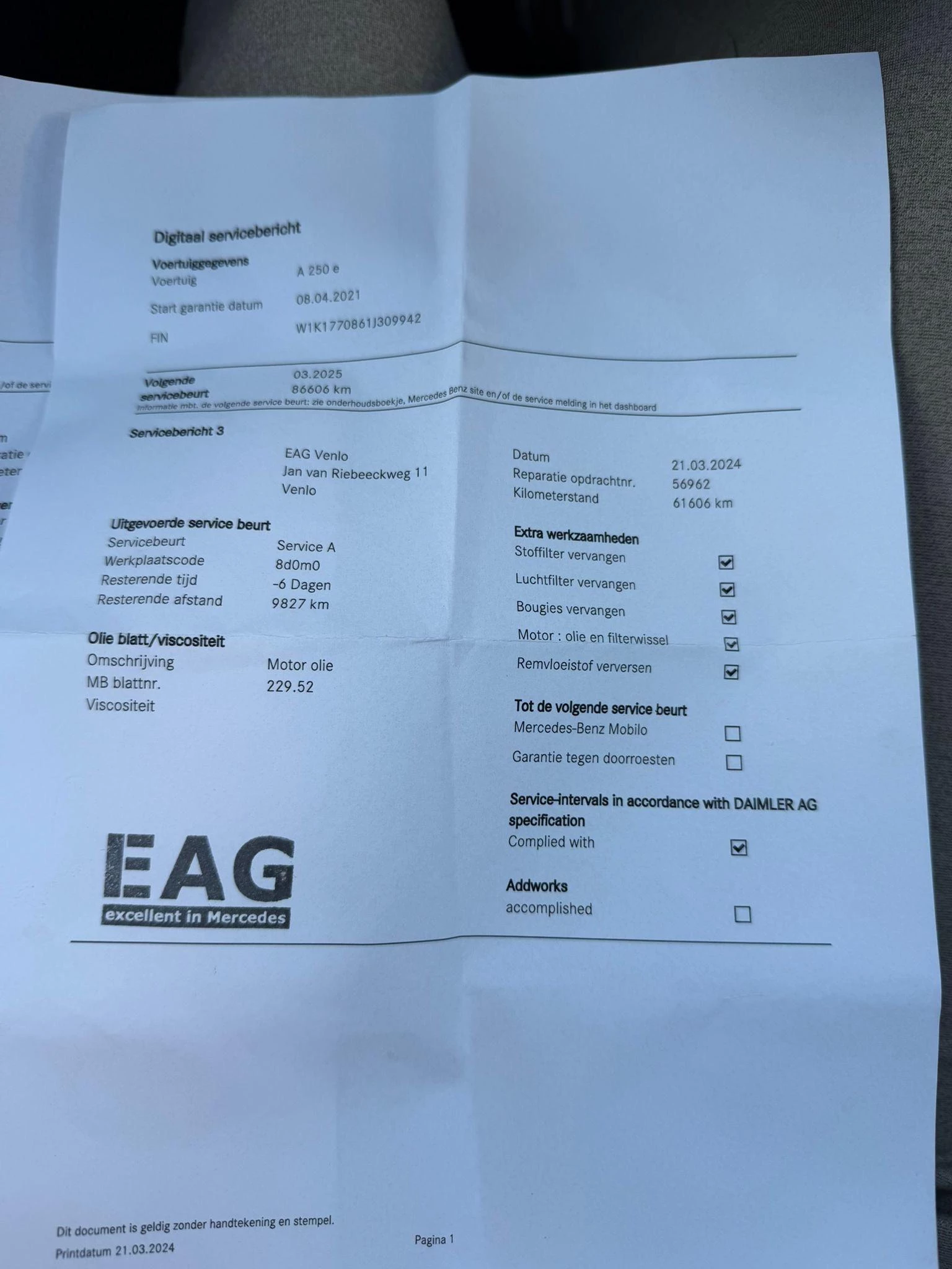 Hoofdafbeelding Mercedes-Benz A-Klasse