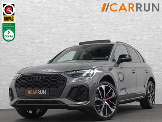 Audi Q5 55 367pk Competition RS Leder | ACC | Panorama | Lane Assist | 21" | Sfeerverlichting | Camera | Carplay | Stuurwielverwarming | Black Optic | Draadloos laden | Sportstoelen | 91000,= Nw.Pr. | 10-2024 | 23dkm! | Fabr. Garantie.