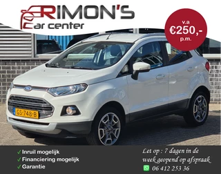 Hoofdafbeelding Ford EcoSport Ford EcoSport 1.0 EcoBoost Titanium Leder Keylesse Entry Pdc