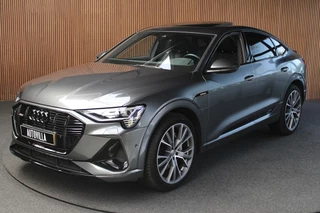 Hoofdafbeelding Audi e-tron Audi e-tron Sportback 50 quattro S-line Panodak Leer ACC 360 Elektr. bedienb. achterklep PDC Navi Climate LM velgen BTW auto
