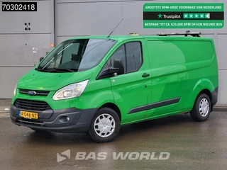 Ford Transit Custom 105pk L2H1 Navi Airco Cruise Camera Parkeersensoren Werkplaatsinrichting APK 05-2026 Euro6 L2 Airco Trekhaak Cruise control