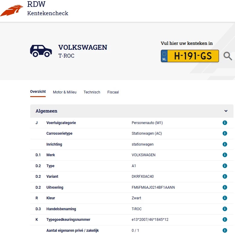 Hoofdafbeelding Volkswagen T-Roc