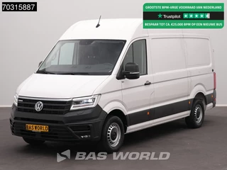 Hoofdafbeelding Volkswagen Crafter Volkswagen E-Crafter 136pk Elektrisch 115km WLTP 35,8kWh L3H3 LED Airco Cruise Camera Parkeersensoren L2H2 Airco Cruise control
