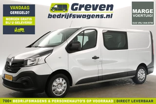 Renault Trafic 1.6 dCi L2H1 | Marge | Dubbel Cabine | 5 Persoons | Airco Cruise Navi PDC Elektrpakket