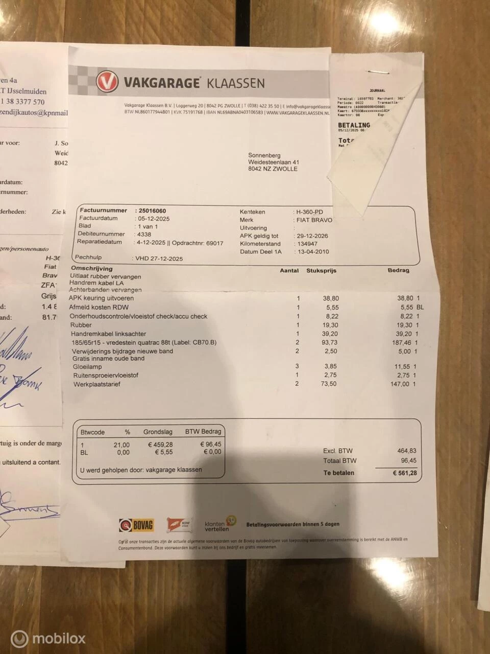 Hoofdafbeelding Fiat Bravo