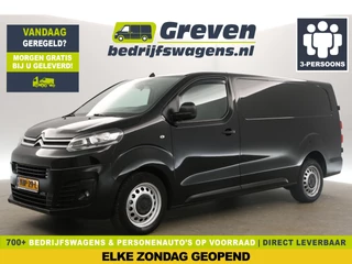 Citroën Jumpy 2.0 BlueHDI L3H1 Airco Cruise Carplay LED Parkeersensoren 3 Persoons Elektrpakket