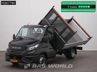 Iveco Daily 35C18 3.0L Driezijdige Kipper Dubbellucht 180PK 3,5t Trekgewicht ACC LED Camera CarPlay Euro6 Tipper Benne Kieper Airco