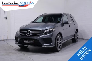 Mercedes-Benz GLE-klasse 250 d 4MATIC AMG Sport Edition pano-dak lederen bekleding luchtvering led-verlichting 21"-inch lmv soft-close electrische-achterklep private-glas PDC v+a wegklapbare trekhaak cruise-controle zwarte dakhemel Navigatie dakrails-allu