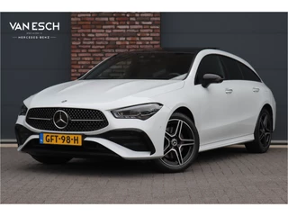 Mercedes-Benz CLA Shooting Brake 250 e AMG Line Aut8 | Facelift | Panoramadak | Distronic+ | Memory | Verwarmd Stuuwiel | Leder | HUD | Sfeerverlichting | Augmented Reality | Surround Camera | Keyless Go |