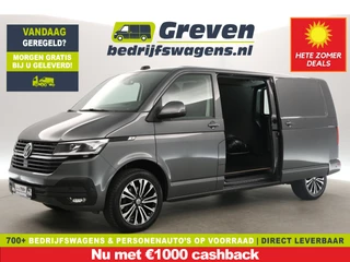 Volkswagen Transporter 2.0 TDI L2H1 150PK Automaat 2xSchuifdeur Airco Camera Carplay Cruise DSG Navi PDC LED 18"LMV Trekhaak