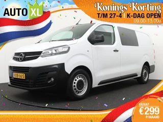 Opel Vivaro 2.0 145 PK L3 DC 6-Pers Trekhaak Betimmering Carplay Navi 