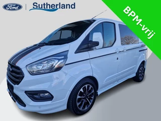Ford Transit Custom 310 2.0 TDCi EcoBlue 310 L1 Sport Dubbele Cabine | 170pk Automaat | DC | Achteruitrijcamera | 2 schuifdeuren | Stoelverwarming | Zeer netjes!