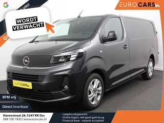 Opel Vivaro 2.0 BlueHDi 180 S&S L3 Automaat Apple Carplay /  Android Auto Parkeersensoren V+A Trekhaak Camera Navigatie Cruise Control LED koplampen houten afwerking laadruimte