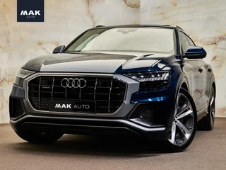 Audi Q8 55 TFSI e Quattro Pro Line Advanced, pano, nachtzicht, 360 camera, luchtv., ACC, HUD, 22", softclose, keyless, privacy