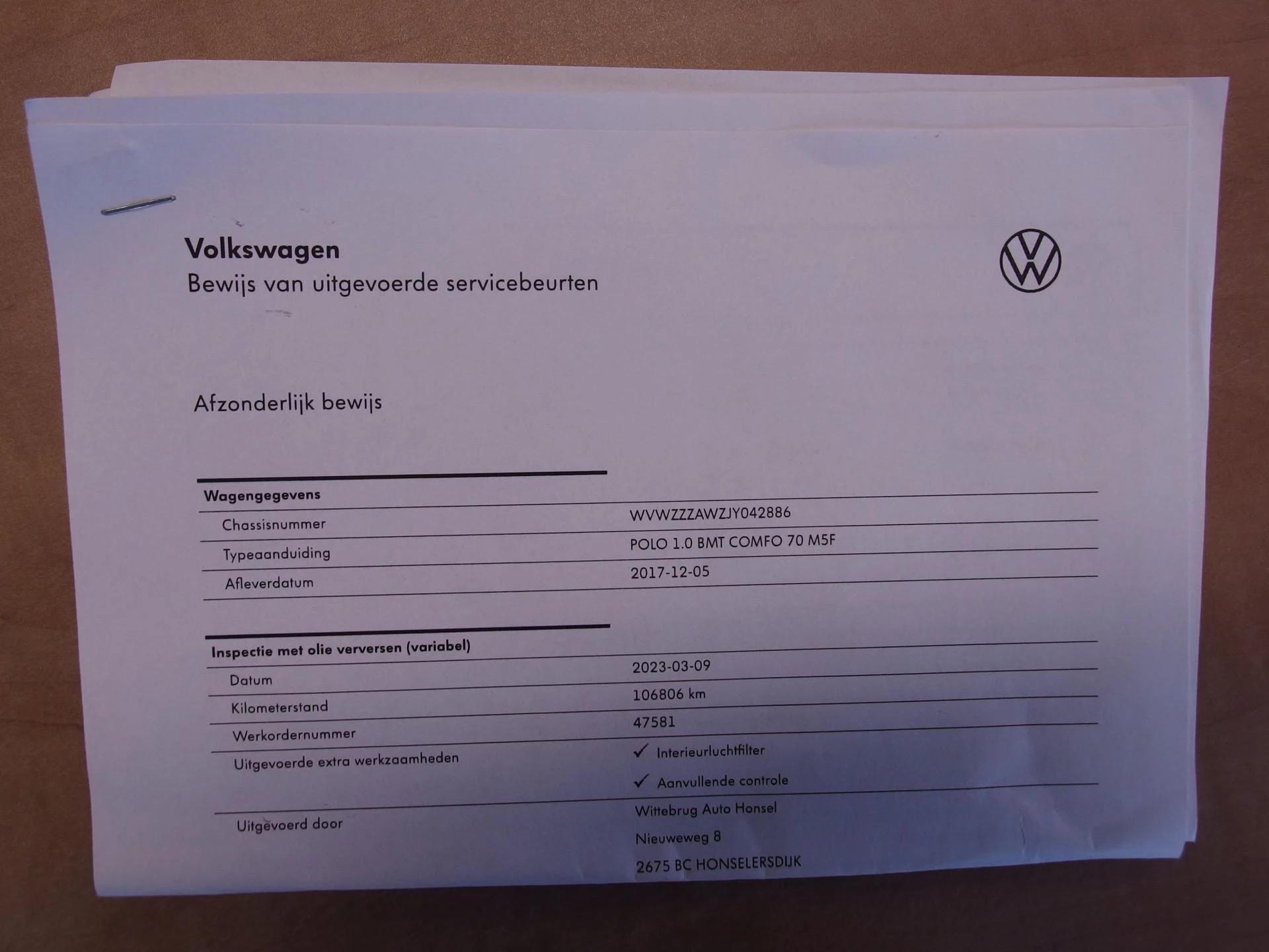 Hoofdafbeelding Volkswagen Polo