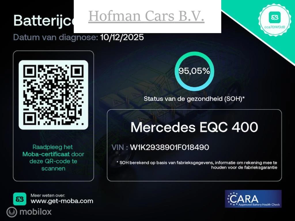 Hoofdafbeelding Mercedes-Benz EQC