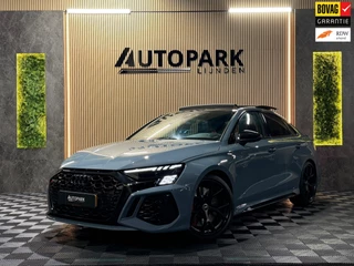 Audi RS3 Limousine 2.5 TFSI RS 3 quattro|PANO|MASSAGE|B&O|ACC|MEMORY|CARPLAY|DEALER ONDERHOUDEN|KEMORA GREY|400PK|BOMVOL!