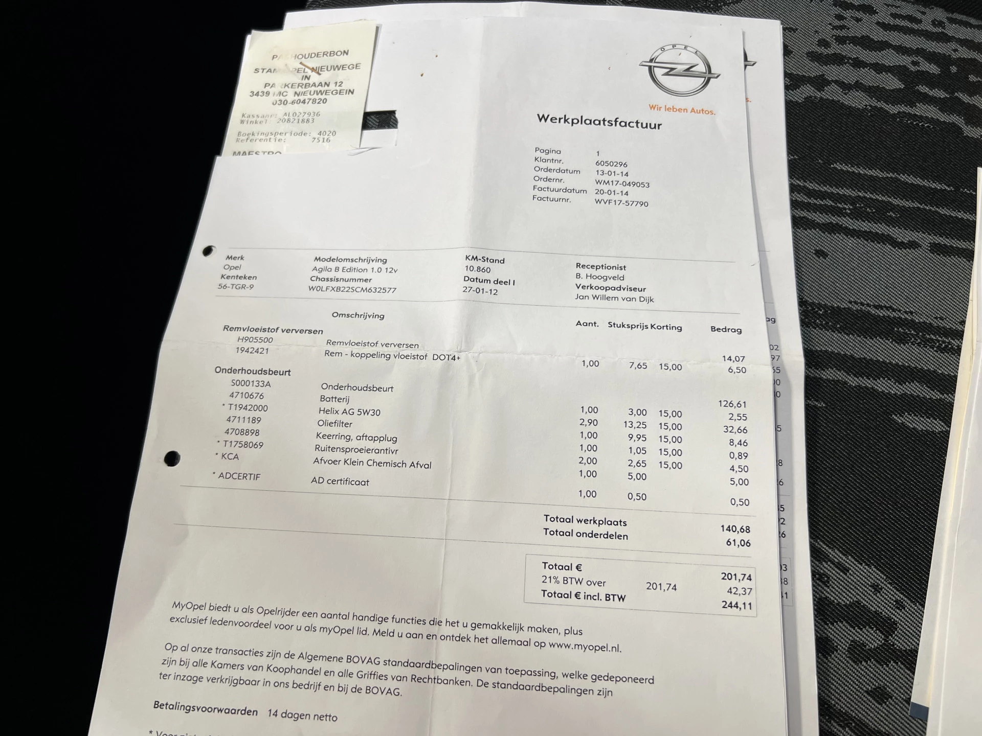 Hoofdafbeelding Opel Agila