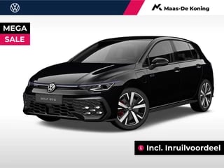 Hoofdafbeelding Volkswagen Golf Volkswagen Golf GTE 1.5 eHybrid 272 pk 6 versn. DSG  · Multimedia pakket plus · Panoramisch glazen schuif/kantel dak · Trekhaak · Incl. Inruilvoordeel · MEGA Sale