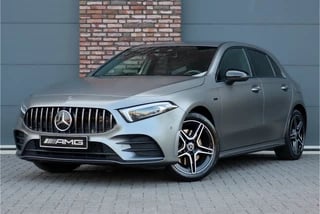 Mercedes-Benz A-Klasse 250 e Premium+ AMG Line Aut8 | Exclusiefpakket | Distronic+ | Memory | Leder | HUD | Sfeerverlichting |  | Energizing-pakket | Surround Camera | Augmented Reality | Multibeam LED |