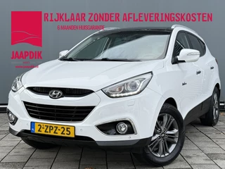 Hoofdafbeelding Hyundai ix35 Hyundai ix35 BWJ 2015 | 1.6i 135PK i-Catcher | TREKHAAK | PANO DAK | LEER | CLIMA | NAVI | CAMERA | STOEL VERW | PRIVACY GLASS |