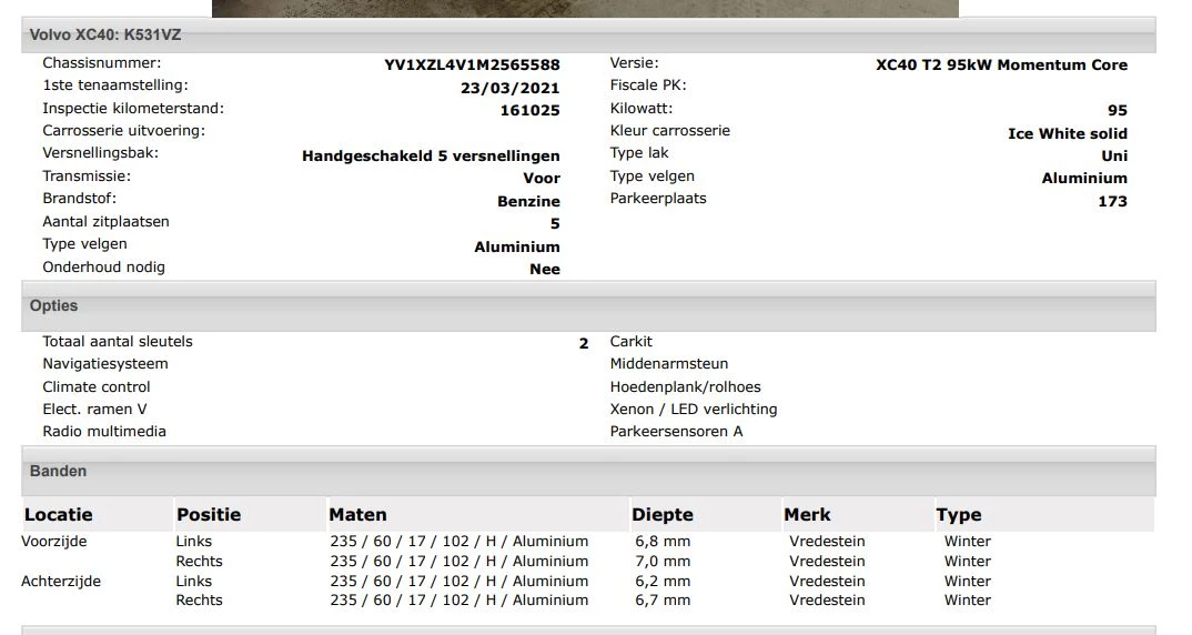 Hoofdafbeelding Volvo XC40